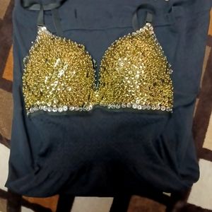 A spaghetti strap dress